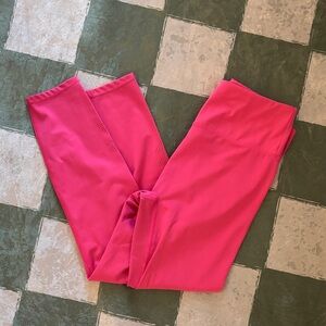 Activology Women’s Hot Pink Leggings with mesh lighting bolts